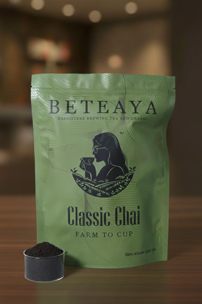 Kadak CTC chai with milk and sugar | Beteaya
