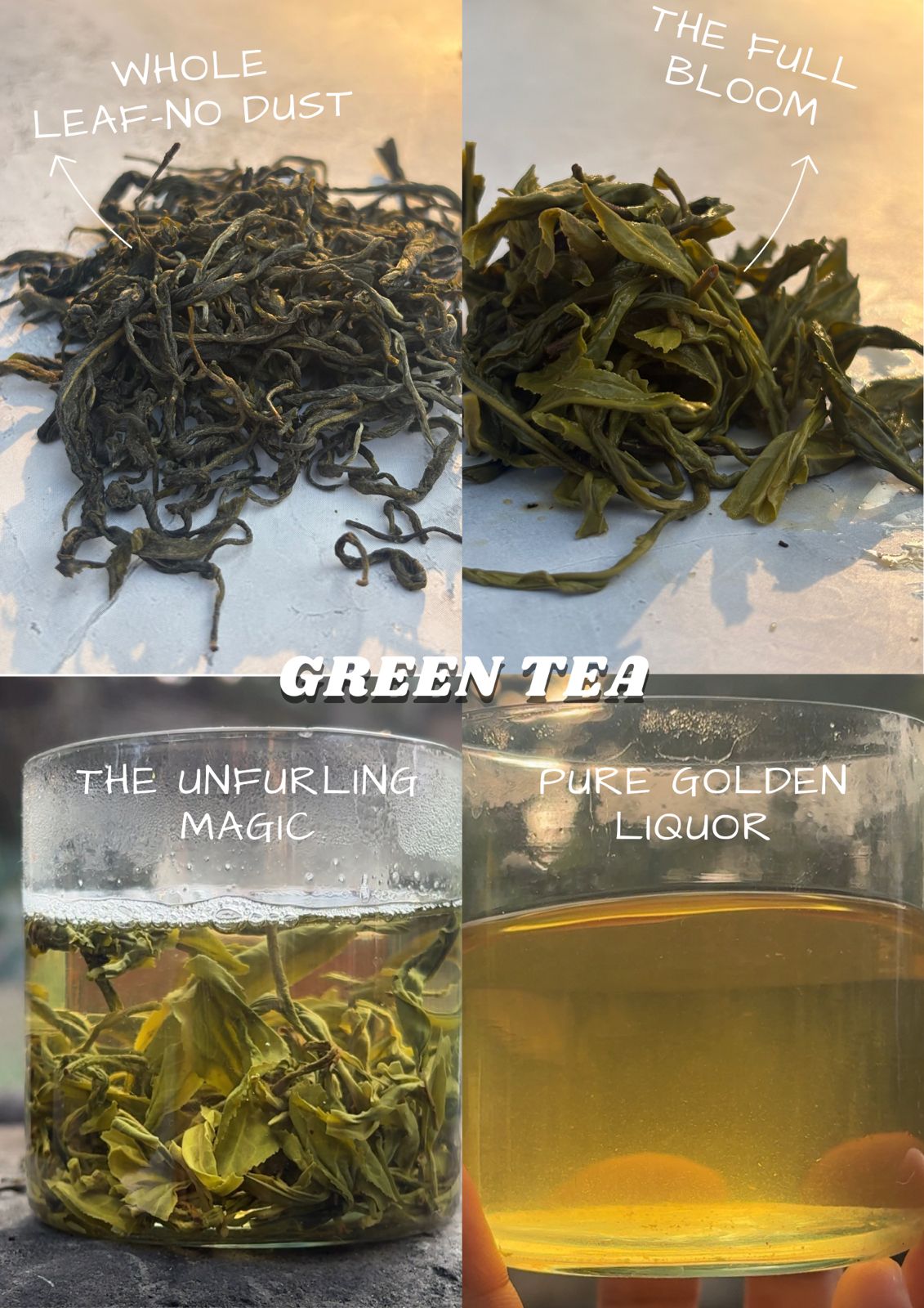 Assam Green Tea – 50g | Hand-Picked, Whole Leaf | BETEAYA