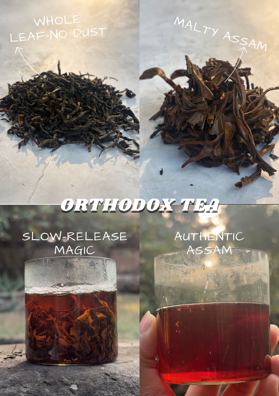 Assam Orthodox Black Tea – 50g | Malty, Whole Leaf | BETEAYA