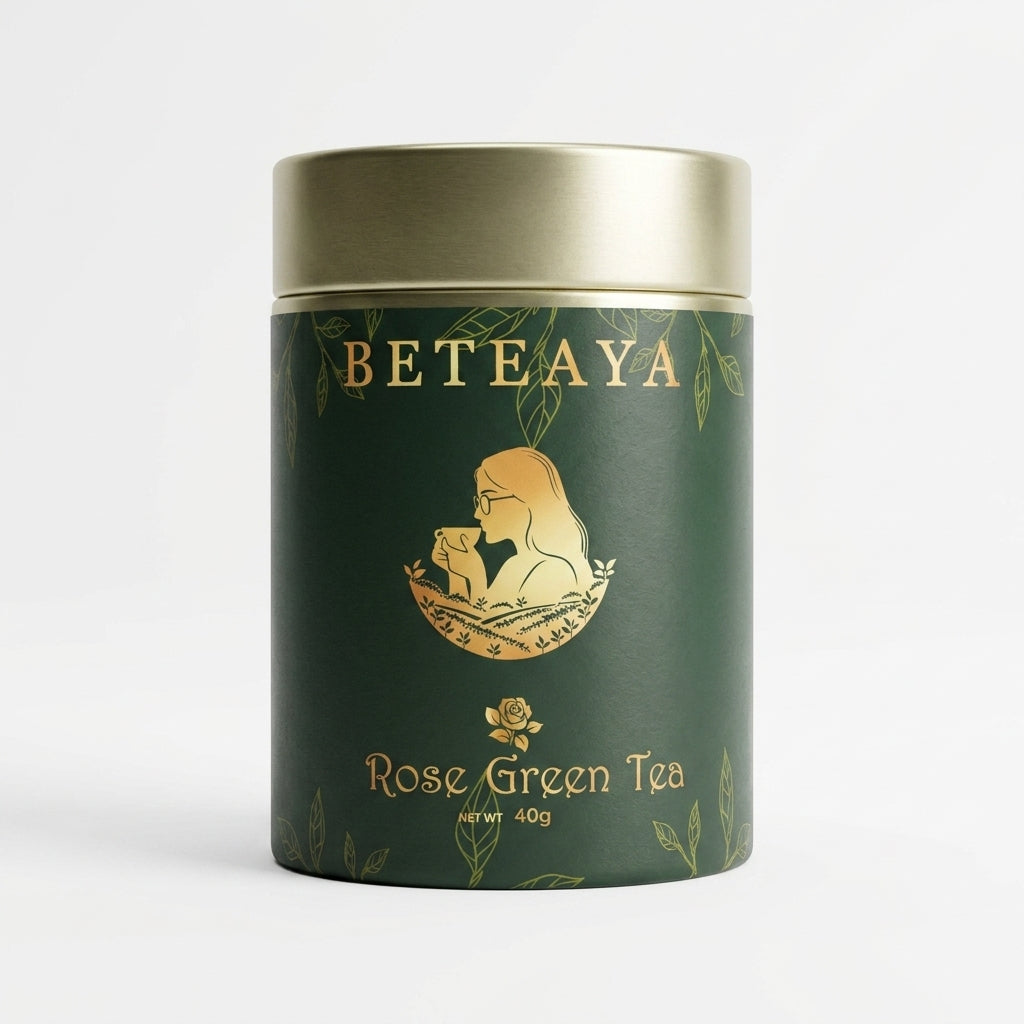 Rose Green Tea | Premium Loose Leaf | BETEAYA