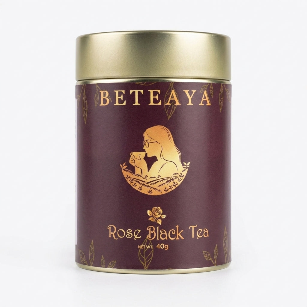 Rose Black Tea | Premium Loose Leaf | BETEAYA