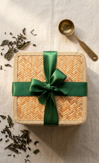The Grand Assorted Tea Gift Box in Handcrafted Cane Box