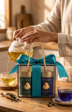 BETEAYA Luxury Tea Gift Set - Green Tea & Butterfly Blue Pea Infusion (50g + 20g)