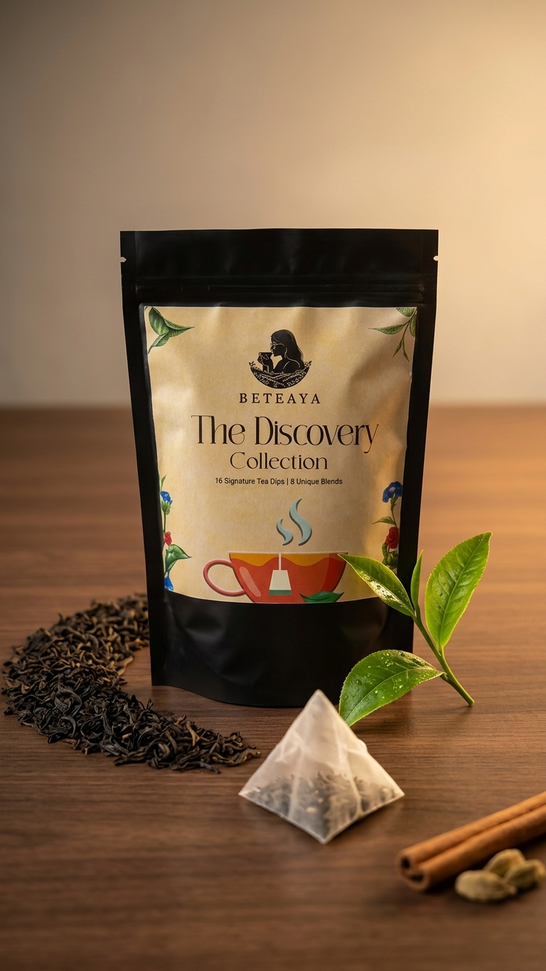 The Discovery Collection – 16 Signature Tea Dips | 8 Unique Blends | BETEAYA