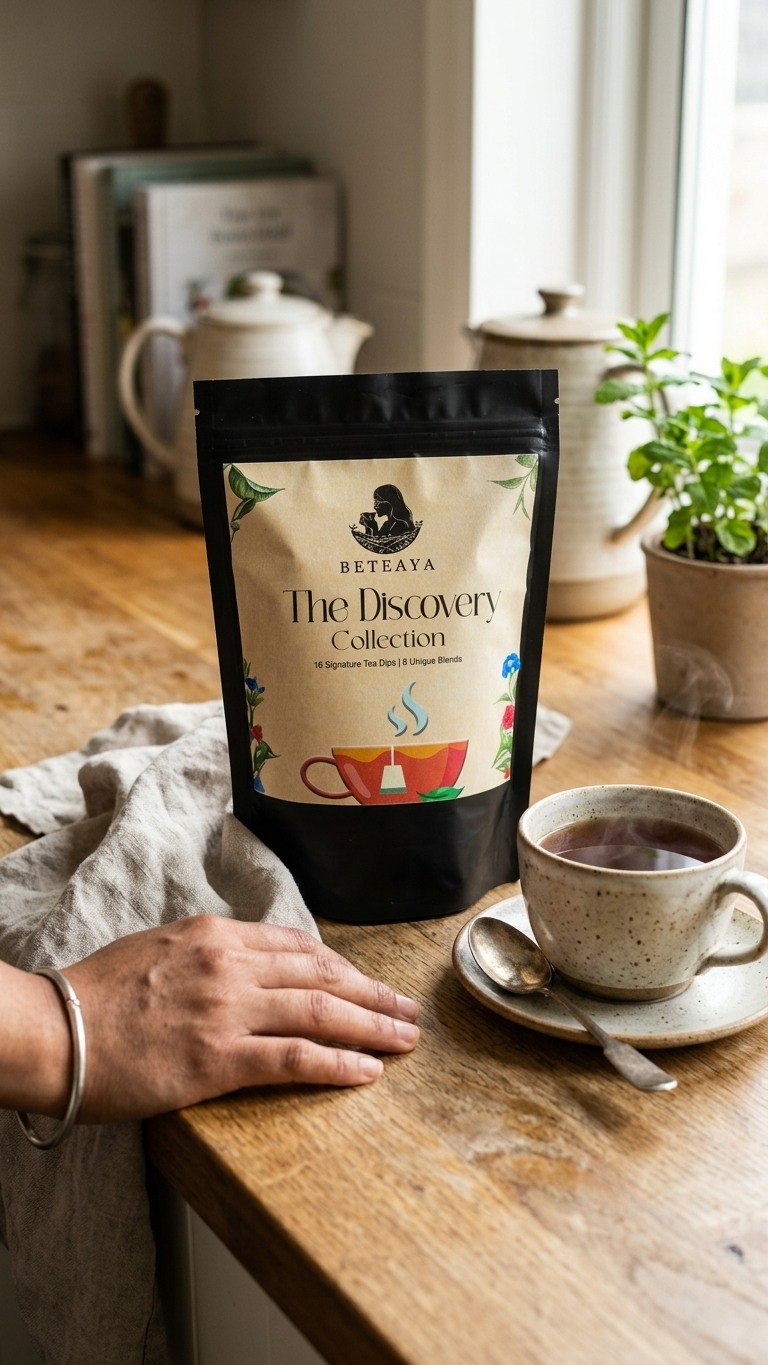 The Discovery Collection – 16 Signature Tea Dips | 8 Unique Blends | BETEAYA