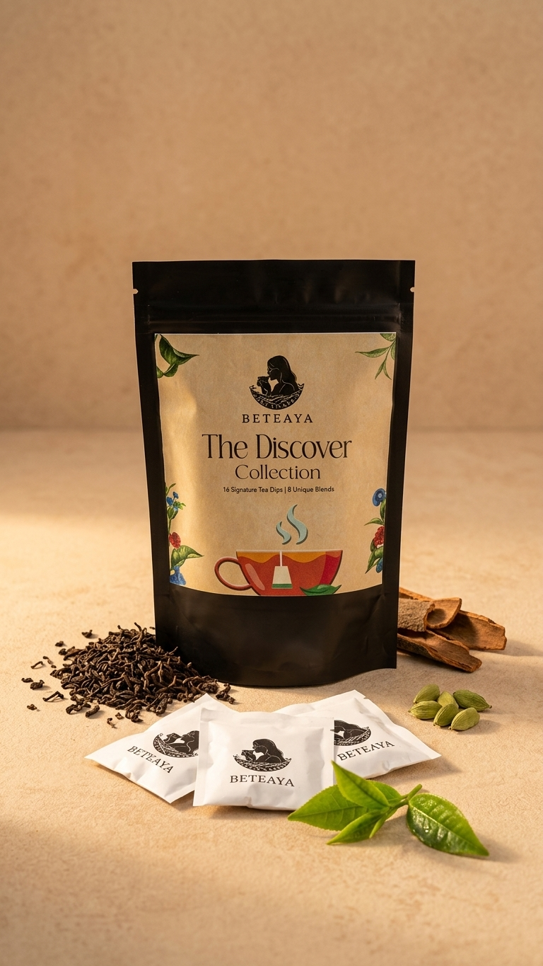 The Discovery Collection – 16 Signature Tea Dips | 8 Unique Blends | BETEAYA